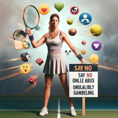 Caroline Garcia Advocates Against Social Media Abuse and Unhealthy Gambling Practices