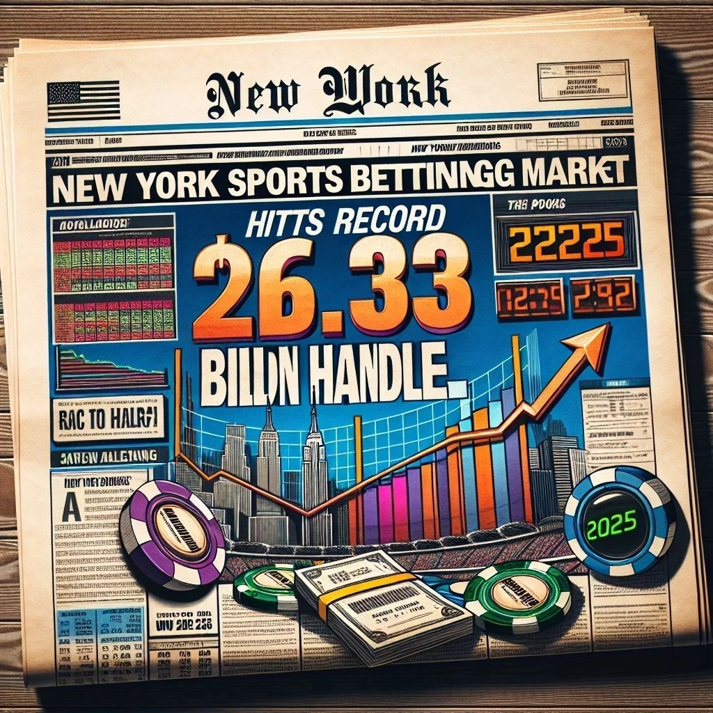 New York Sports Betting Hits $26.3 Billion Milestone in 2025